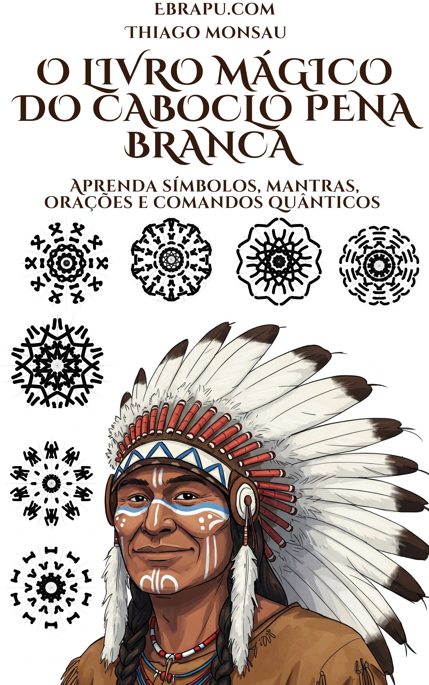 Capa do Livro Mágico do Caboclo Pena Branca